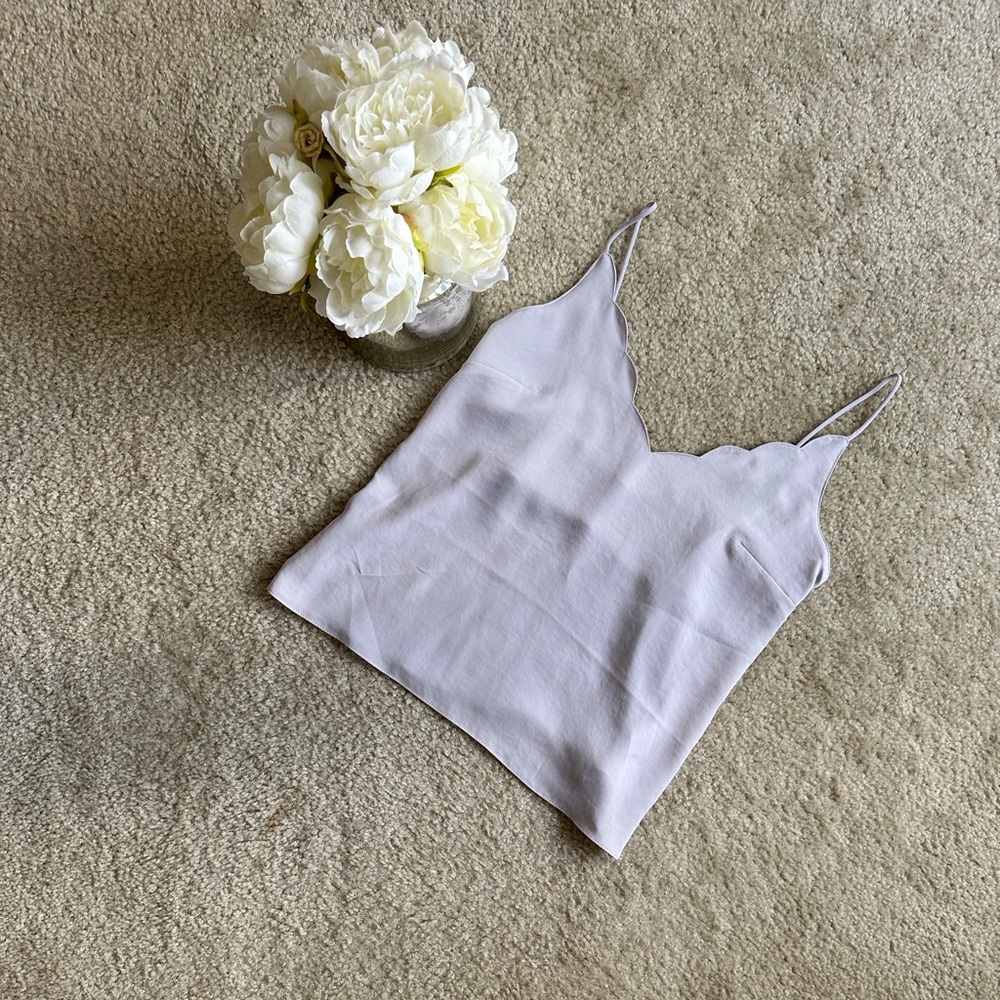 NWOT Topshop Scallop Camisole